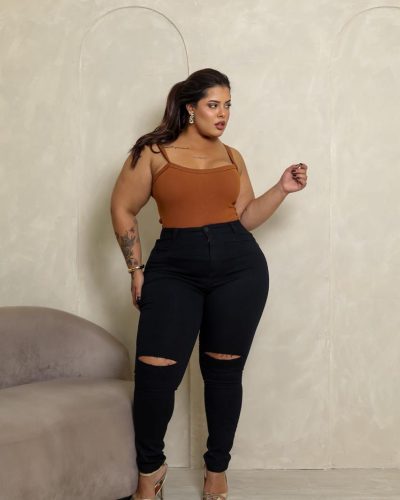 Calça Lycra Skinny Plus Size